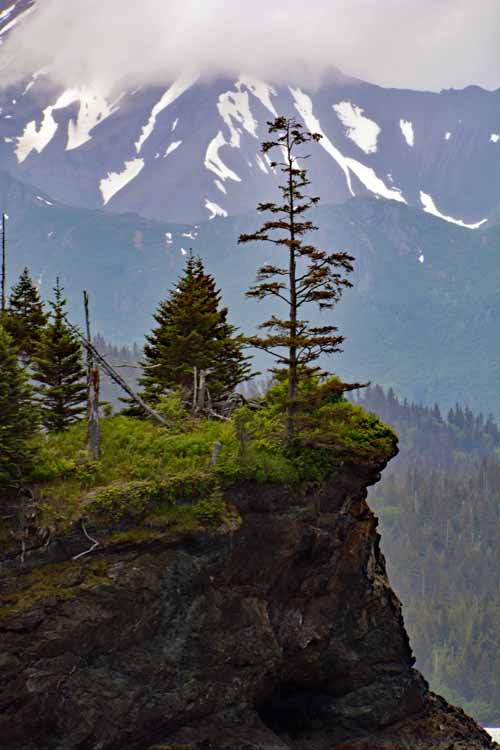 water and rock formations